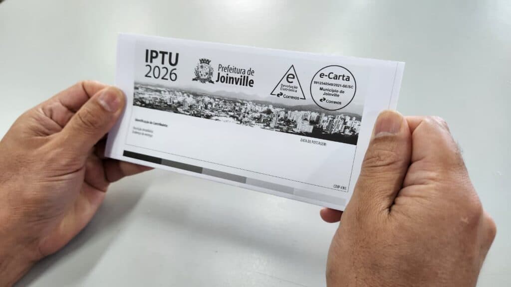 Imagem de destaque da notícia: IPTU pode ser pago com desconto de 10% até o dia 9 de janeiro em Joinville